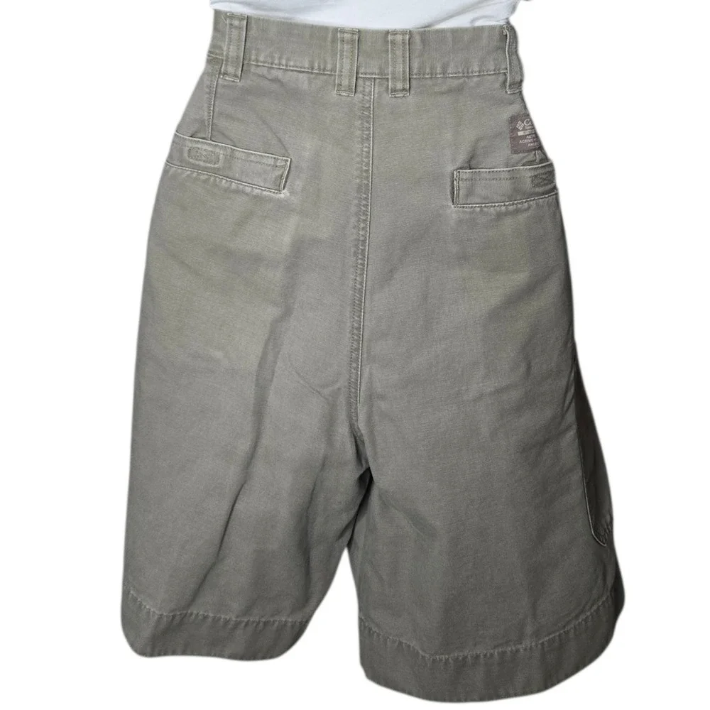 Columbia Mens Hiking Shorts Size 38 Beige Utility Outdoor Camping Rugged Trails‎